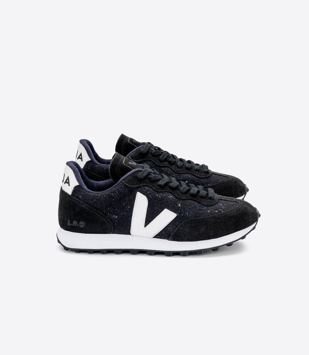 Veja Sneakers Barbati - Rio Branco Flannel - Nigga/Albi - 3917052-NF